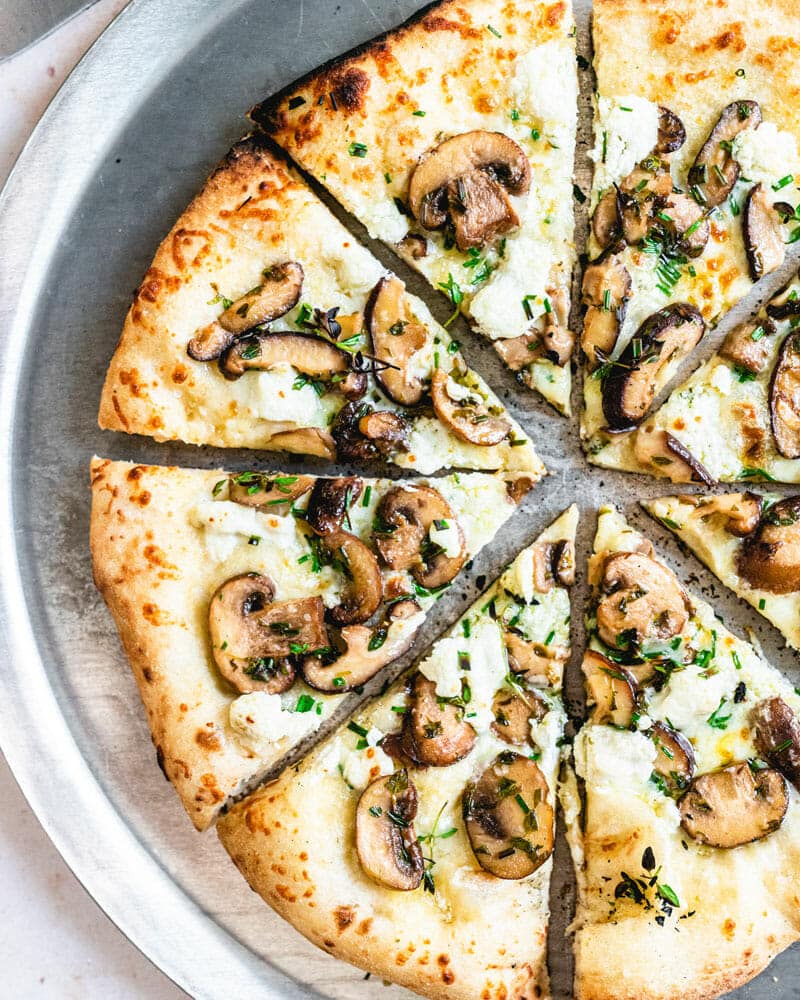 Allie’s Mushroom Pizza